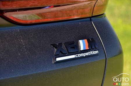 2021 BMW X6 M Competition, badging